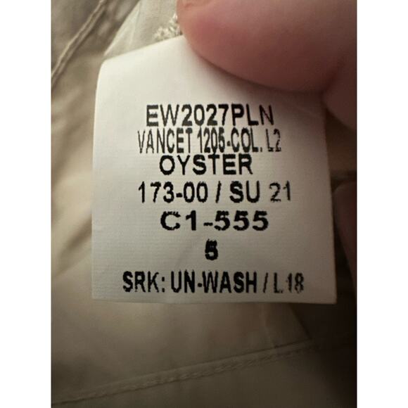 Anthropologie x EDWIN Clio Utility Pants, Oyster, Size 29, NWT - Picture 10 of 10